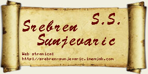 Srebren Šunjevarić vizit kartica